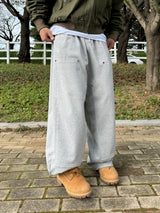 Balloon double knee sweatpants