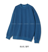  Logane Supima Cotton Pigment Overfit Incision Sweatshirt