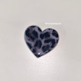 leopard fur heart tok (3 color)