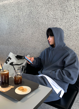 Nade Pigment Double Middle Hoodie (High Quality)