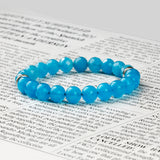 SVB-1020 Aquamarine Silent Blue Bracelet 8mm
