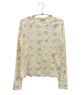 ラッチフラワーナヨム長袖Tシャツ（2c）