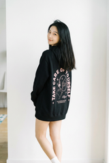 Self Love Club レッドヘビーウェイトピケ―フーディー 420g