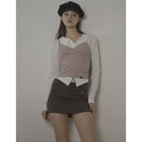 DOT CAMISOLE-BEIGE