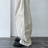 Curved Paneled Balloon Trousers