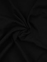 UNISEX オーバーフィットパピーサーフィンリンガーショートスリーブT　ブラック(FCE2TS401M)