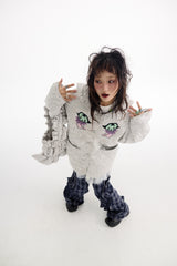 シルバーエンブロイダードジャケット