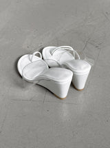 1207アンバランスストラップサンダルウェッジヒール(8cm)