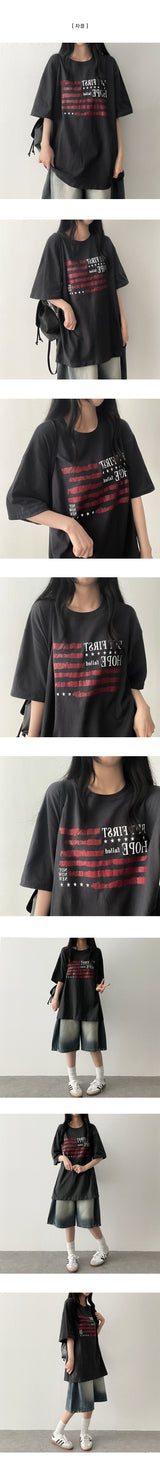 パブボクシーフィットショートスリーブTシャツ