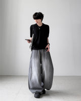 Bagger Gray Balloon Denim