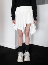  DRAPE WRAP MINI SKIRT