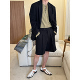 [S/S]ルーズフィットハーフセットアップパンツ(2color)