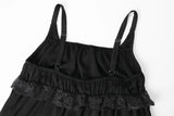 Antique lace dress - black