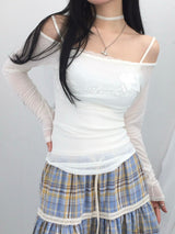 Texture Shirring Jumper