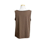 (3color) Dot Shirring Asymmetrical Vest