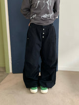 Norton Pigment Button Shirring Pants (3c)