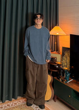Pigment Solid Long-Sleeve 5COLOR