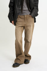 Bailey rib cotton wide pants