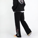 SNOW PLUM BLOSSOM PANTS (BLACK)