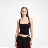 square neck tank