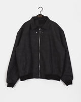 Kolmar Oversized-Fit Rivet-Washed Leather Jacket Jumper