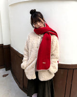 Abin Fur Teddy Midi Coat