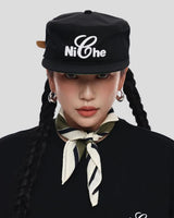 6cRAyon x Niche 壁龛 ピルボックス帽 キャップ（BLACK）
