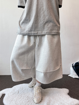 Nin-Hi Pintuck Parachute Bermuda Pants 3-Color