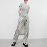 Chatier slit sleeveless dress