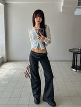 Witz Multi Strip クロップノースリーブ