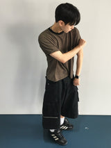 Marvin Crop ストライプ 半袖Tシャツ 3C