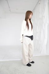 cotton curve balloon pants(2colors)