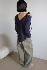 SLIT OFF TOP_NAVY