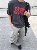 Karma Logo Oversized Short Sleeve T-shirt 3C