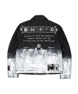 BBD アングザイエティ スモーク グラフィック デニム ジャケット (Black)