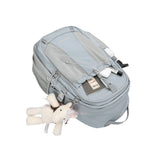 CARABINER MESH BACKPACK / LIGHT BLUE