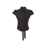 レーシーボウシャツ [Black]