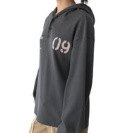 (unisex) Notz Henley Neck Hoodie
