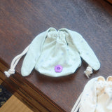 star bunny pouch green