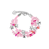 Crystal Star Layer Strap Bracelet