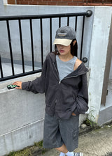 CAMO HOOD ZIP-UP