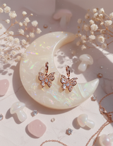 バタフライフェアリーハギーズピアス - Rosegold