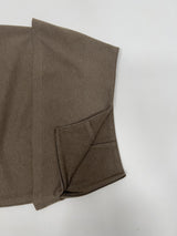 [Setup Available/FW] Lanba Ribbed Layered Long Skirt