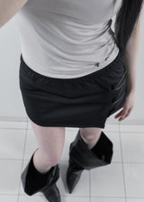 26SS★ [mnem] Corset Detail Mini Skort
