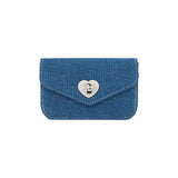 ハートロックコンパクトカードウォレット denim
