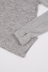 Gemma cut-out knit top