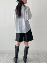 Actor Linen Two-Way Loose Fit Shirt