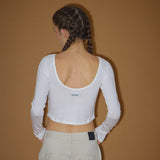 Low back crop t-shirt