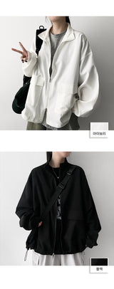 D.O. Pocket Two Way Windbreaker Zip Up