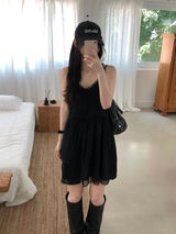 Sof Lace Mini Dress (2 colors)